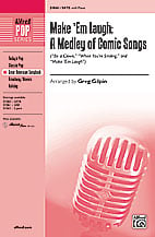 Make 'em Laugh: a Medley of Comic Songs SATB choral sheet music cover